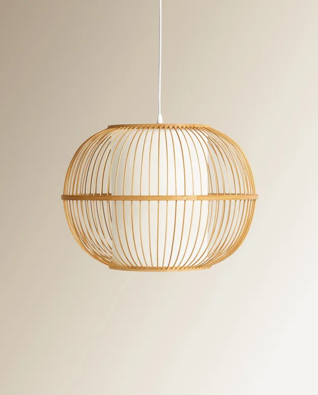 El Corte Inglés - Lámpara de techo de bambú grande Kobe El Corte Inglés.