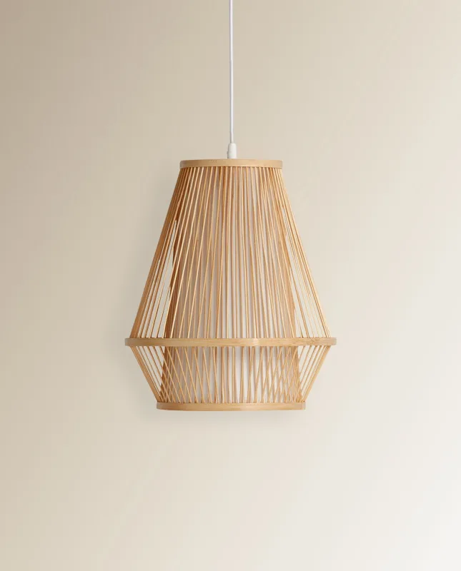 El Corte Inglés - Lámpara de techo de bambú pequeña Kobe El Corte Inglés.