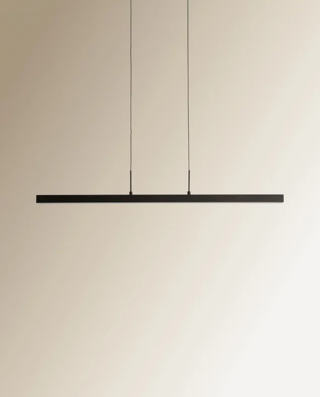 El Corte Inglés - Lámpara de techo LED Barra Axel Negro El Corte Inglés.