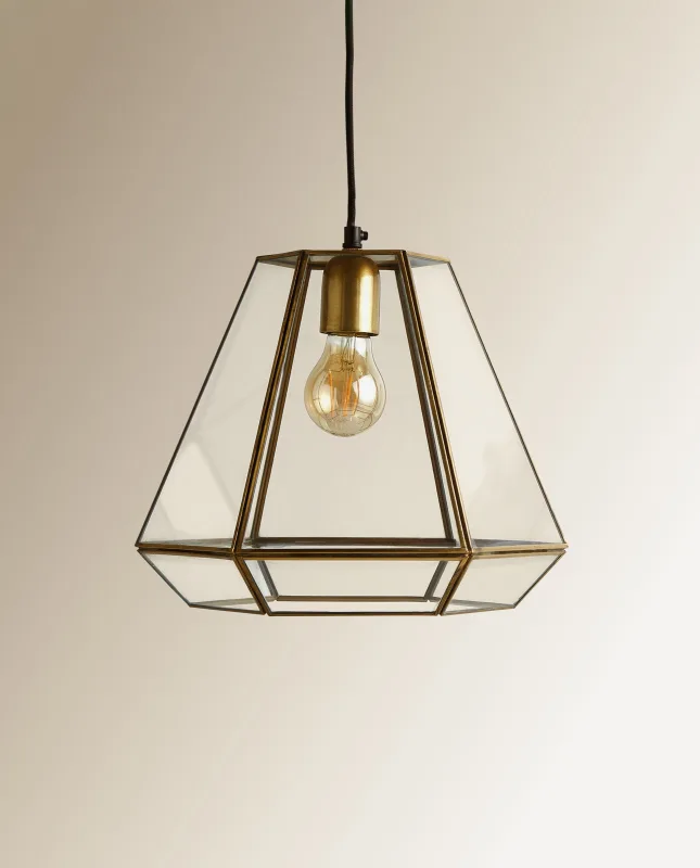 El Corte Inglés - Lámpara de techo hexagonal Bera El Corte Inglés.