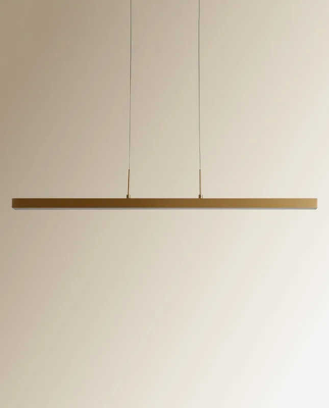 El Corte Inglés - Lámpara de techo LED Barra Axel Oro El Corte Inglés.