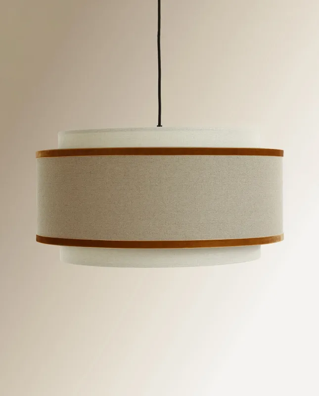 El Corte Inglés - Lámpara de techo doble Brunei El Corte Inglés.