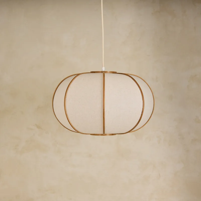 El Corte Inglés - Lámpara de techo de bambú Hanoi.