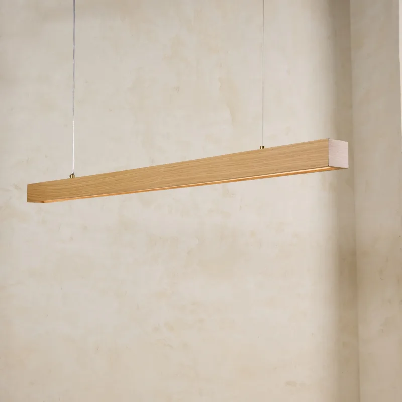 El Corte Inglés - Barra LED de techo de madera Elko.