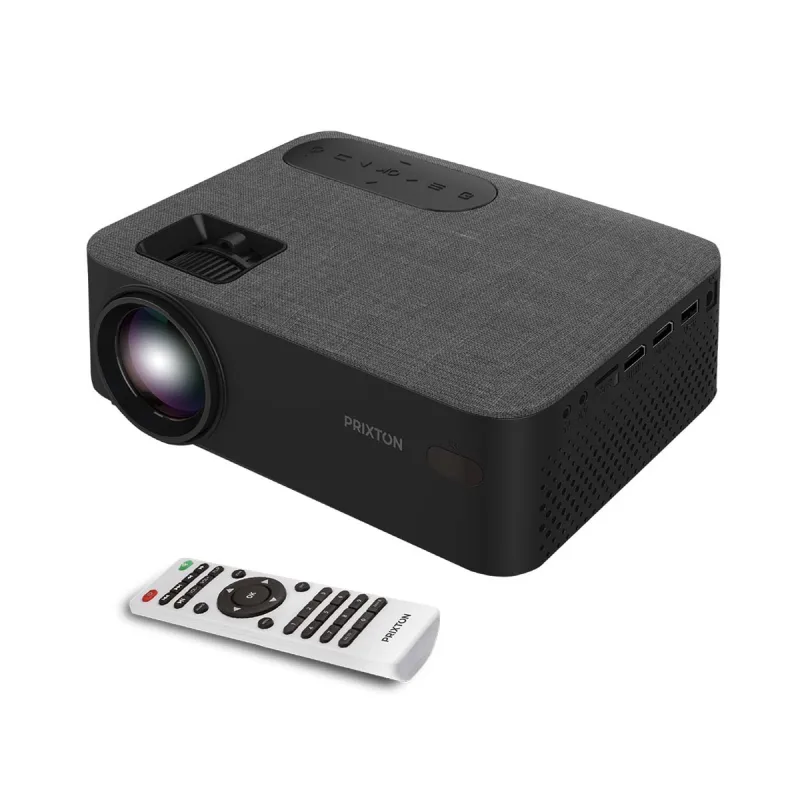 Prixton - Proyector portátil Prixton Lumière Full HD 5000 Lúmenes, negro.
