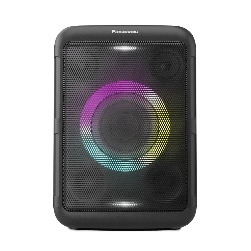 Panasonic - Altavoz portátil para fiestas Panasonic SC-BMAX5E-K, 75 W, Bluetooth, hasta 20 horas de autonomía.