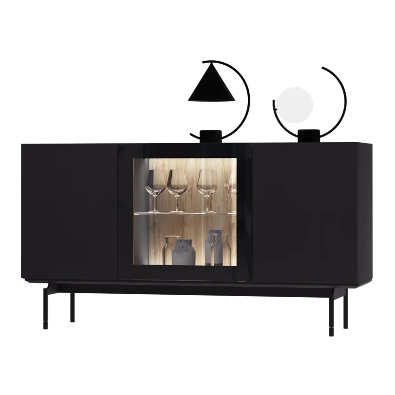 El Corte Inglés - Aparador de madera de roble 150 cm Qubic New 2.0 El Corte Inglés.