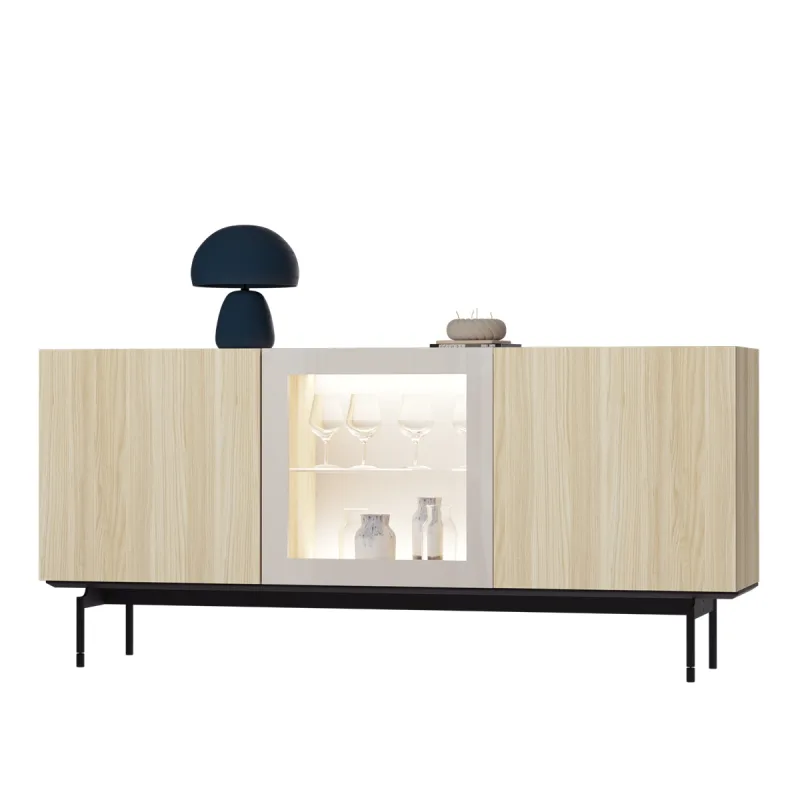 El Corte Inglés - Aparador de madera de roble 180 cm Qubic New 2.0 El Corte Inglés.