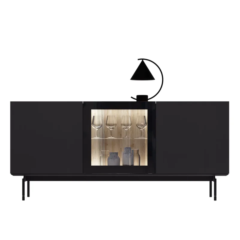 El Corte Inglés - Aparador de madera de roble 180 cm Qubic New 2.0 El Corte Inglés.