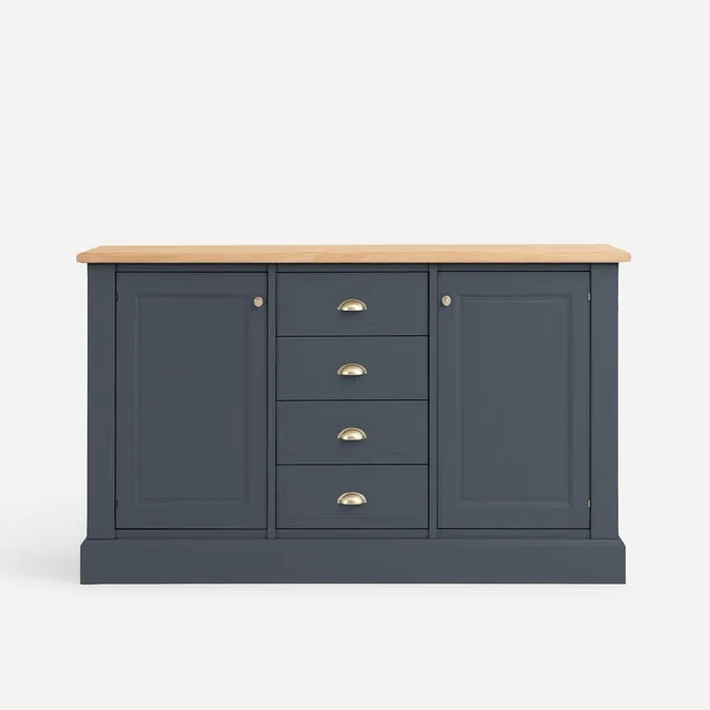 El Corte Inglés - Aparador con 2 puertas y 4 cajones Limoux El Corte Inglés.