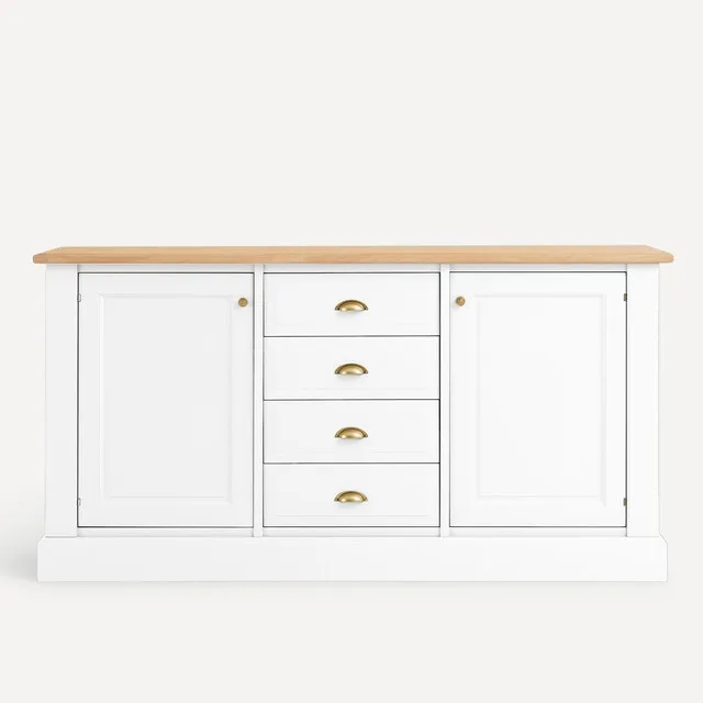 El Corte Inglés - Aparador con 2 puertas y 4 cajones Limoux El Corte Inglés.