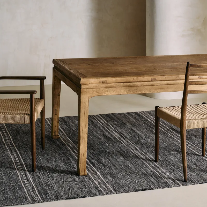 El Corte Inglés - Mesa de madera de olmo reciclado Opium.