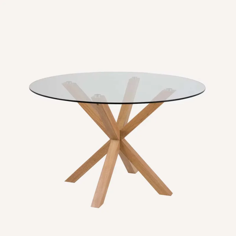 El Corte Inglés - Mesa redonda de cristal Heaven.