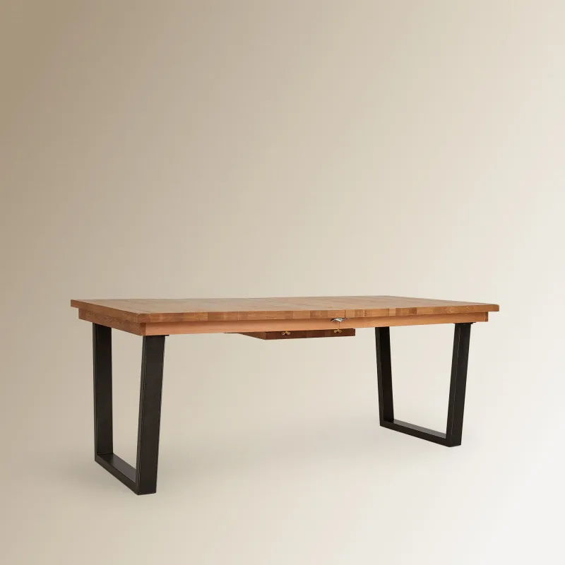 El Corte Inglés - Mesa extensible de madera de roble Calia.