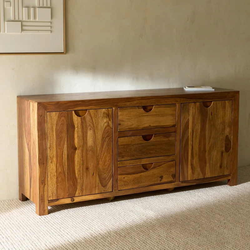 El Corte Inglés - Aparador de madera de palisandro Bombay El Corte Inglés.