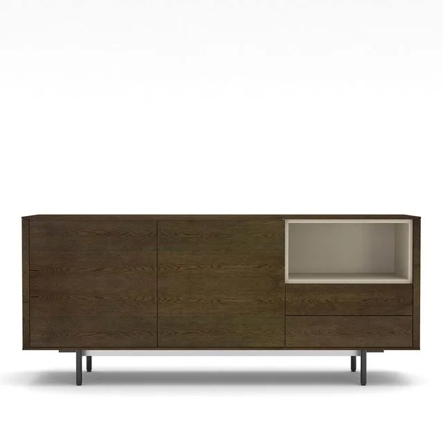 El Corte Inglés - Aparador de madera de roble 199,5 cm Moss El Corte Inglés.