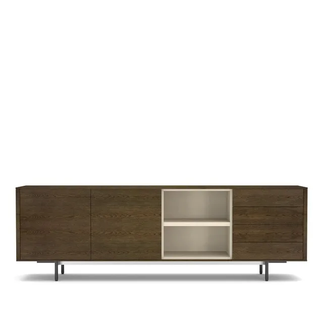 El Corte Inglés - Aparador de madera de roble 263,5 cm Moss El Corte Inglés.