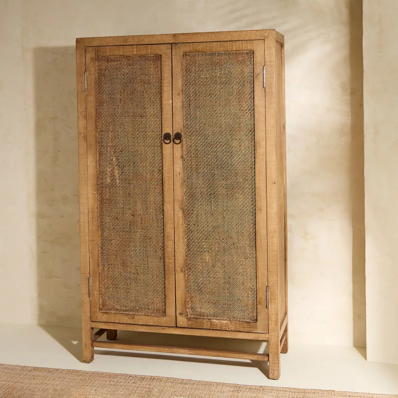 El Corte Inglés - Armario de madera de pino reciclado Manado El Corte Inglés.