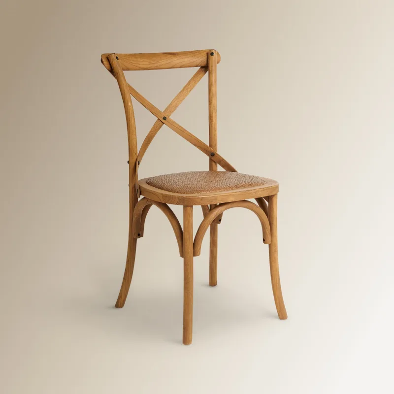 El Corte Inglés - Silla de madera de roble Aspa.