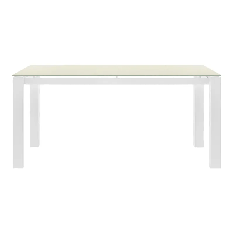 El Corte Inglés - Mesa de comedor rectangular extensible de cristal Marcel El Corte Inglés.