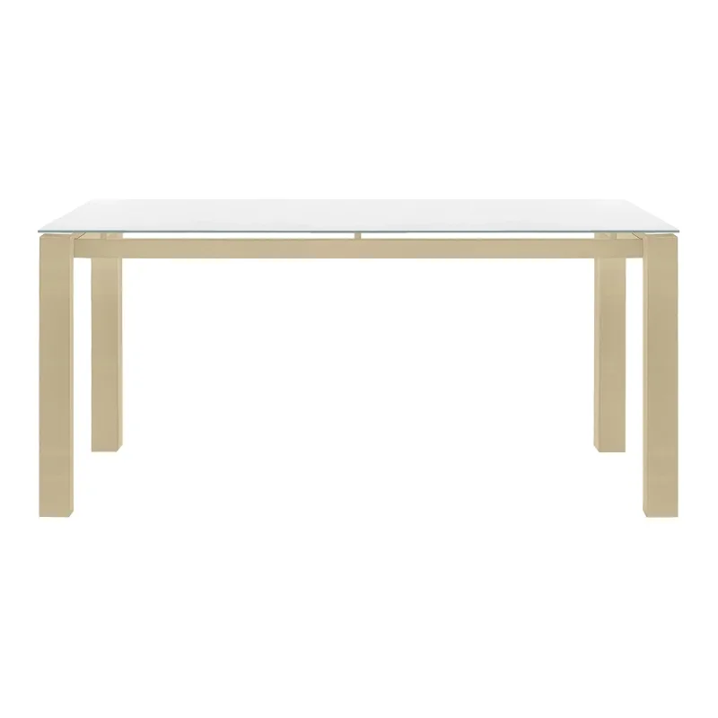 El Corte Inglés - Mesa de comedor rectangular extensible de cristal Marcel El Corte Inglés.