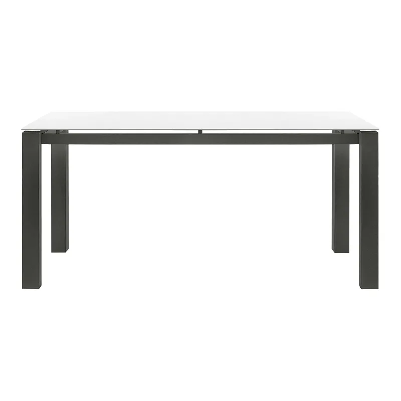 El Corte Inglés - Mesa de comedor rectangular extensible de cristal Marcel El Corte Inglés.