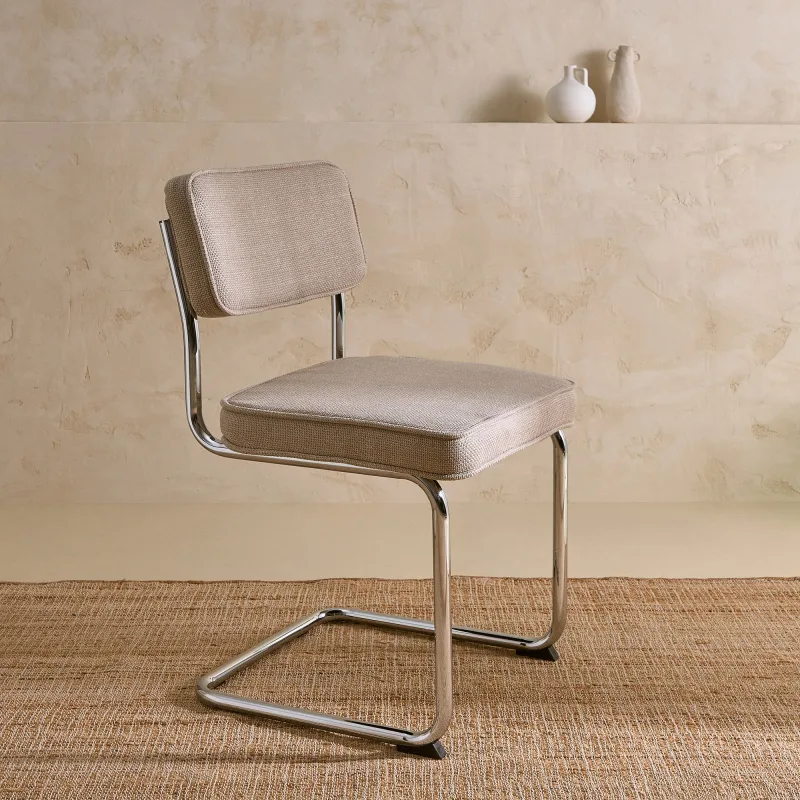 El Corte Inglés - Room - Silla tapizada con patas metálicas Ruperta.