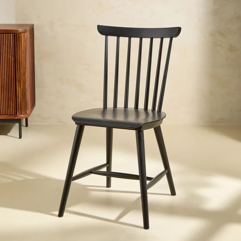 El Corte Inglés - Silla de madera de caucho con palillería Laia.