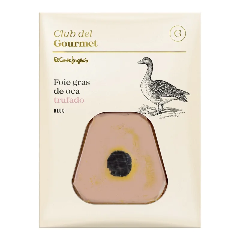 Club del Gourmet - Bloc de foie gras de oca trufado Club del Gourmet.
