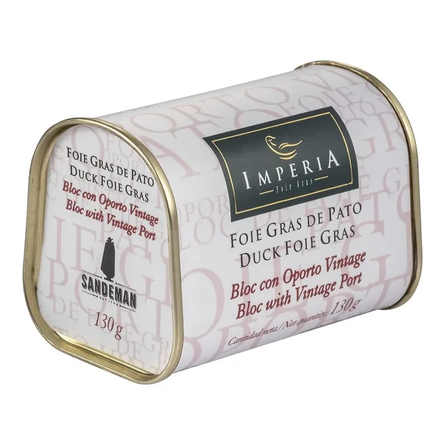 Imperia - Foie Gras de Pato con Oporto 'Vau Vintage de Sandeman' en bloc Imperia.