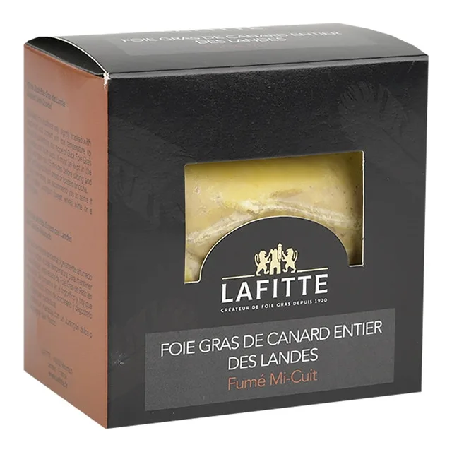 Lafitte - Foie gras de pato entero ahumado de las Landas Lafitte.