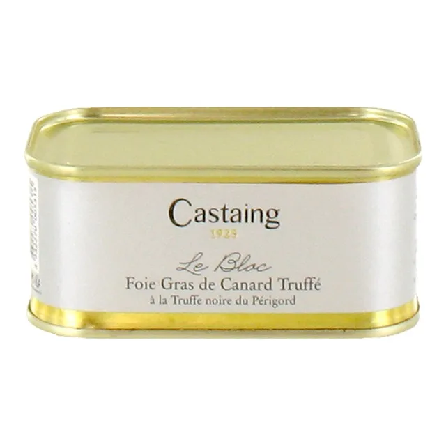 Castaing - Bloc de foie gras de pato con trufa negra del Perigord Castaing.
