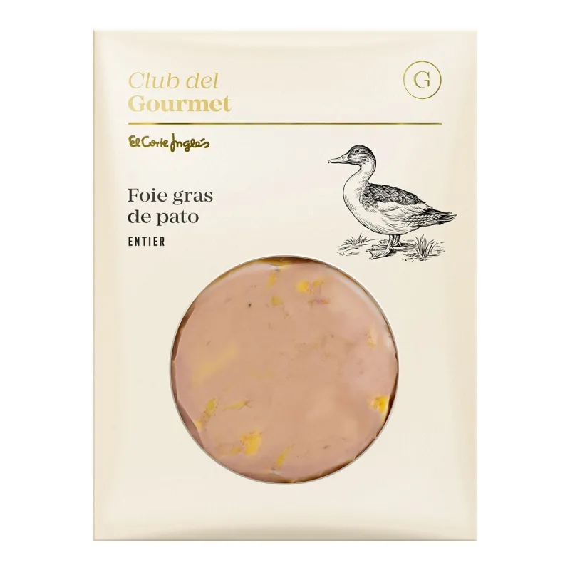Club del Gourmet - Entier de foie gras pato Club del Gourmet.