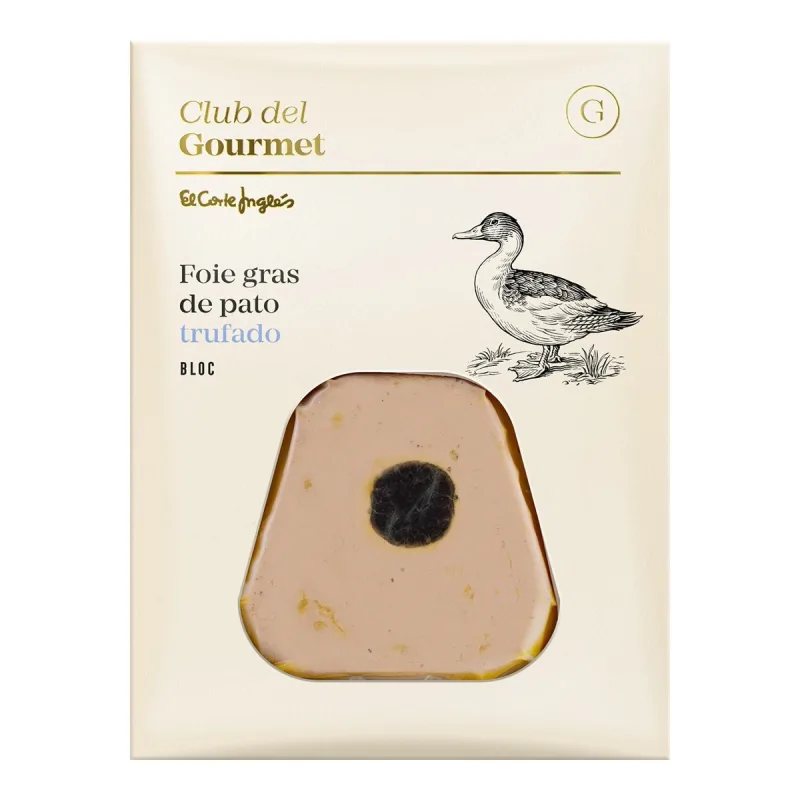 Club del Gourmet - Bloc de foie gras de pato trufado Club del Gourmet.