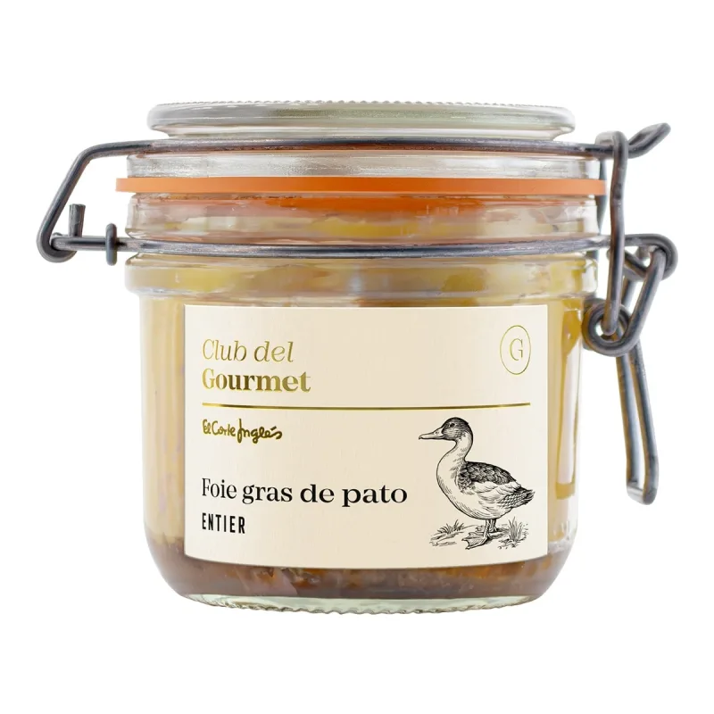 Club del Gourmet - Entier de foie gras pato Club del Gourmet.
