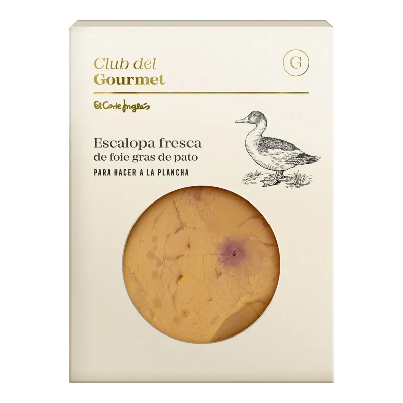 Club del Gourmet - Escalopa de foie gras de pato Club del Gourmet.