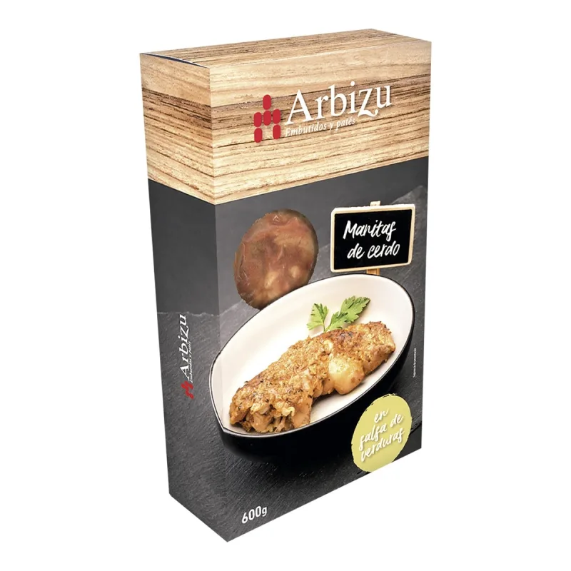 Arbizu - Manitas de cerdo en salsa de verduras Arbizu.