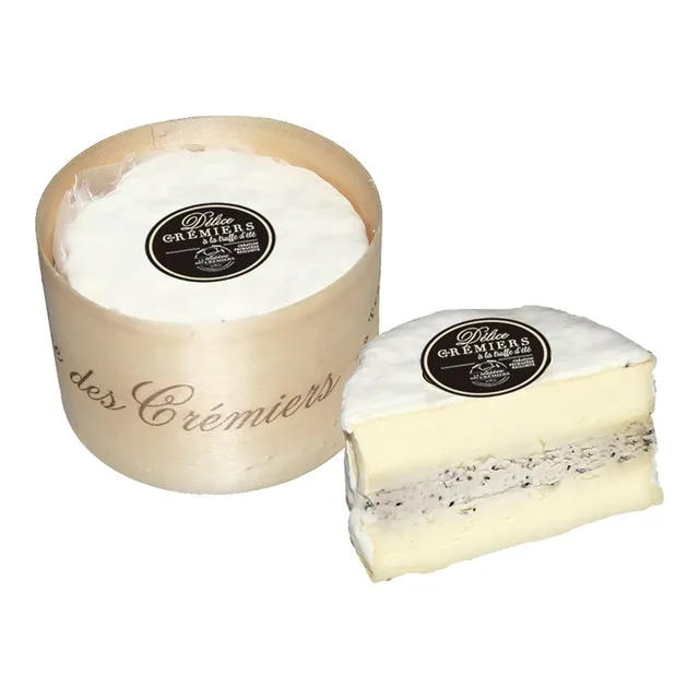 Délice des Crémiers - Queso mini delice con trufa Délice des Crémiers.