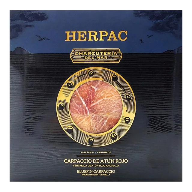 Herpac - Carpaccio de ventresca de atún rojo ahumada Herpac.