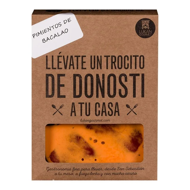 Lukan Gourmet - Pimientos rellenos de Bacalao Lukan Gourmet.