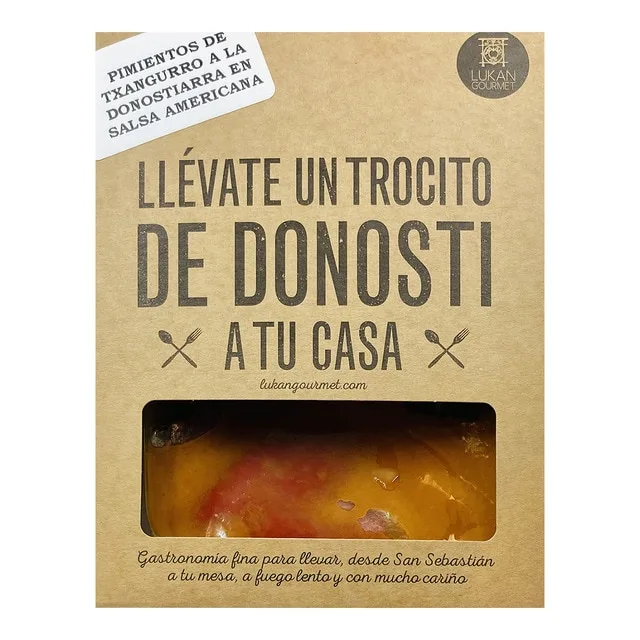 Como Donosti - Pimientos rellenos de centollo a la donostiarra Como Donosti.