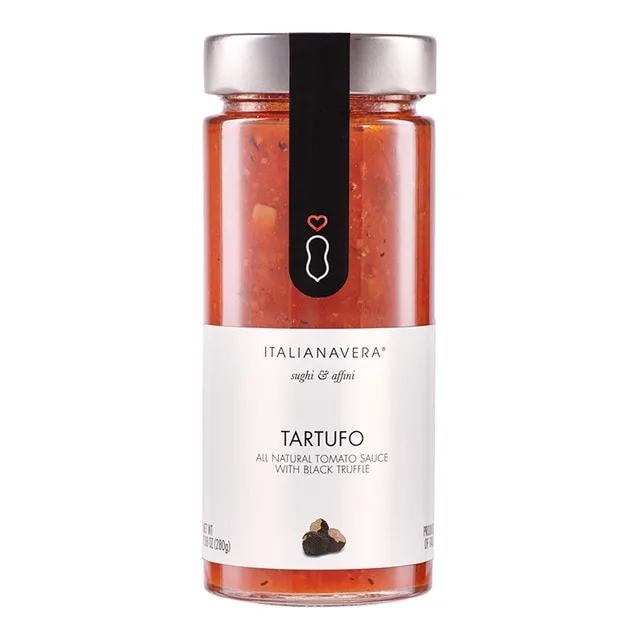 Italianavera - Salsa de tomate con trufa negra Italianavera.