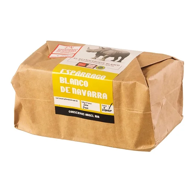 El Reynoceronte blanco - Espárragos blancos extra gruesos EL Reynoceronte blanco D.O. Navarra 9/11 piezas.