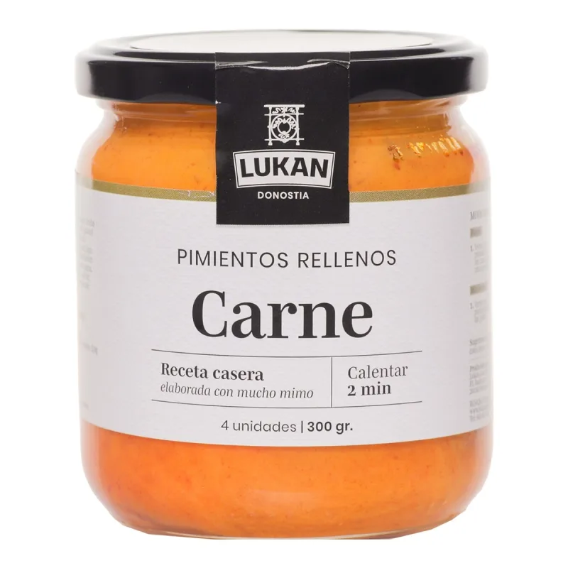 Lukan Gourmet - Pimientos rellenos de Carne Lukan Gourmet.