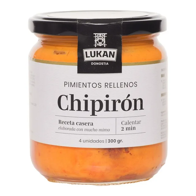 Lukan Gourmet - Pimientos rellenos de Chipirón Lukan Gourmet.