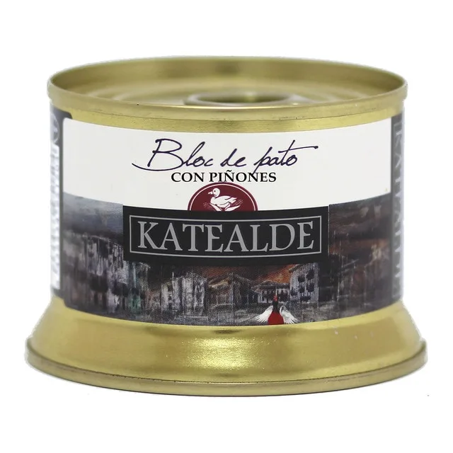 Katealde - Block de foie gras de pato con piñones Katealde.