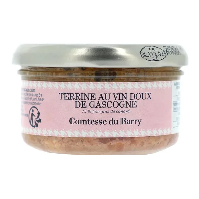 Comtesse du Barry - Paté al vino dulce de Gascogne con 15 % de foie gras Comtesse du Barry.