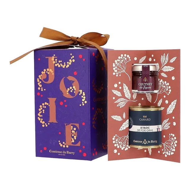 Comtesse du Barry - Cofre Alegría con bloc de pato y chutney higos Comtesse du Barry.