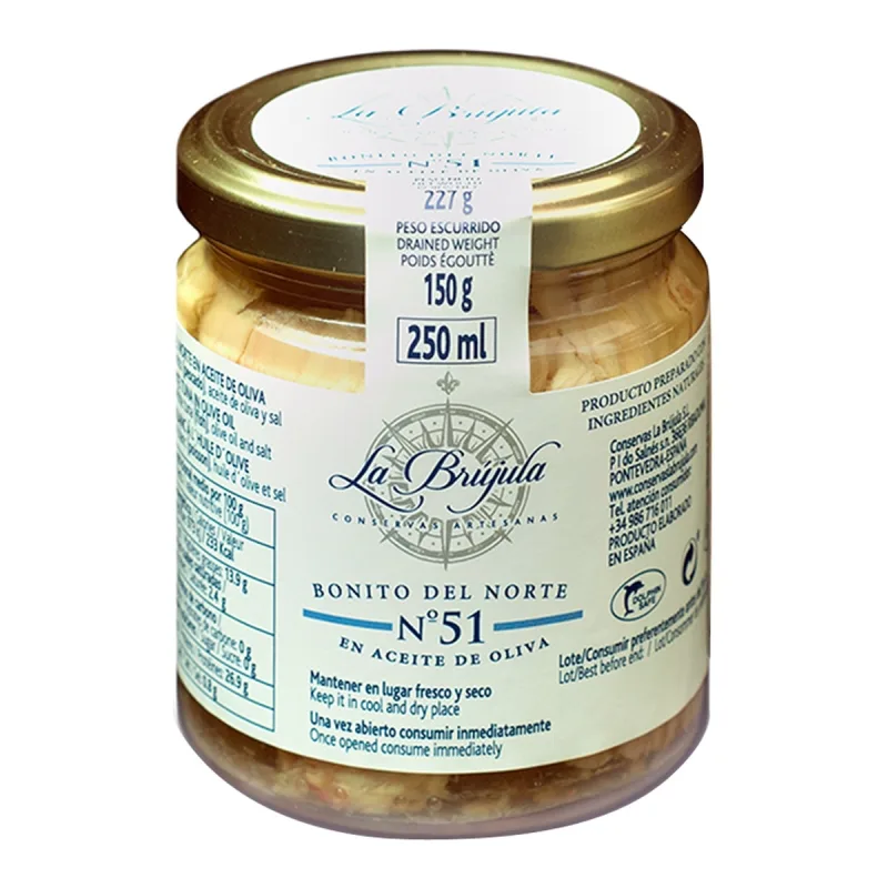 La Brújula - Bonito del Norte en aceite de oliva La Brújula.