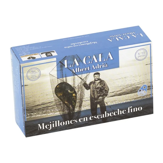 La Cala Albert Adrià - Mejillones en escabeche 8-12 piezas La cala Albert Adrià.